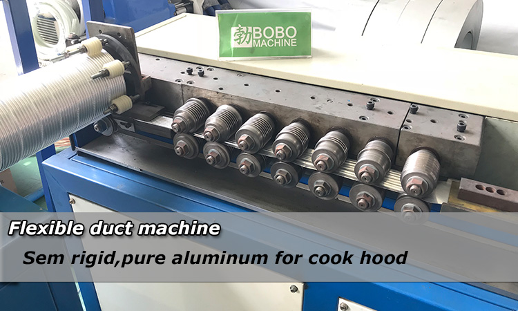 PAD-300 Series Aluminum Foil Flexible Duct Machine Manufacture for Metallic Strip Wound Spiral Hose