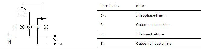 Single phase counter electric kilowatt energy meter