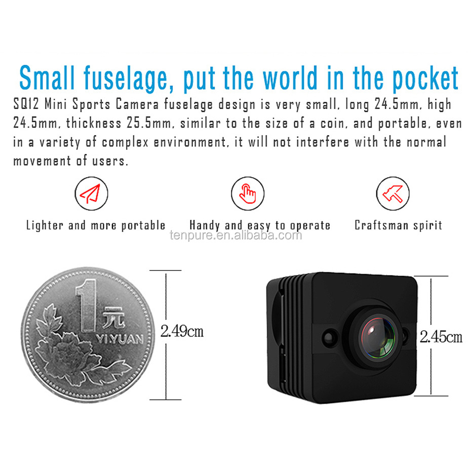 SQ12 SQ23 SQ13 waterproof hidden spy camera espia mini camcorders motion detection indoor home security camera system