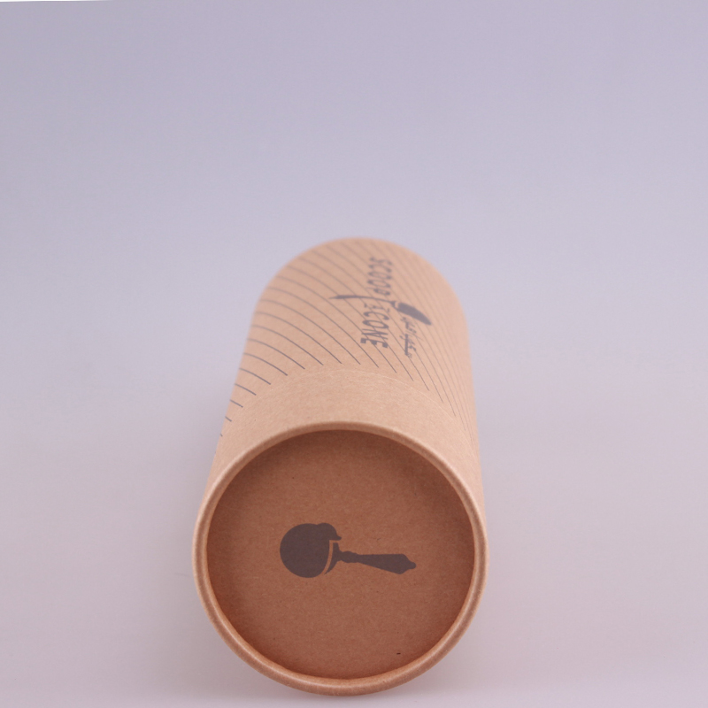 Customized kraft paper tube packaging for cosmetic/gift cylindrical tool cardboard round box