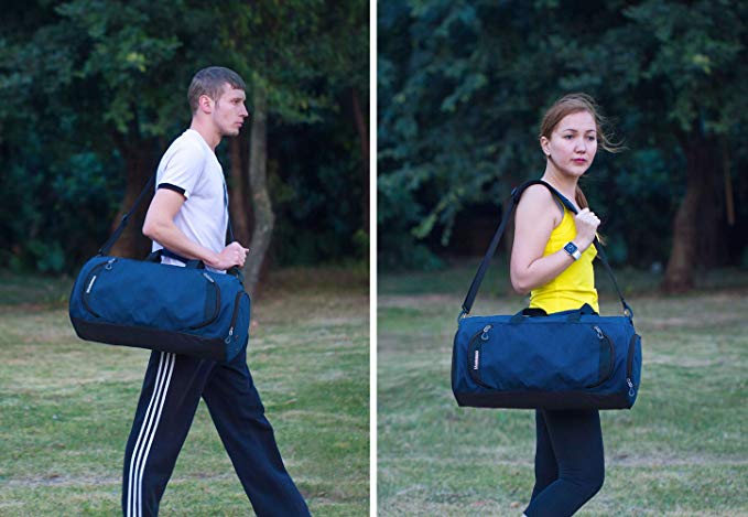 حقيبة واق من المطر عالية الجودة لكرة القدم وكرة السلة للصالة الرياضية مع مقصورة أحذية