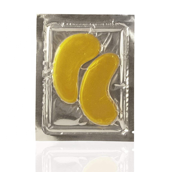 OEM ODM Private label Best Quality 24K Gold Collagen Anti-Puffiness Crystal Collagen Gel Eye Patch Mask