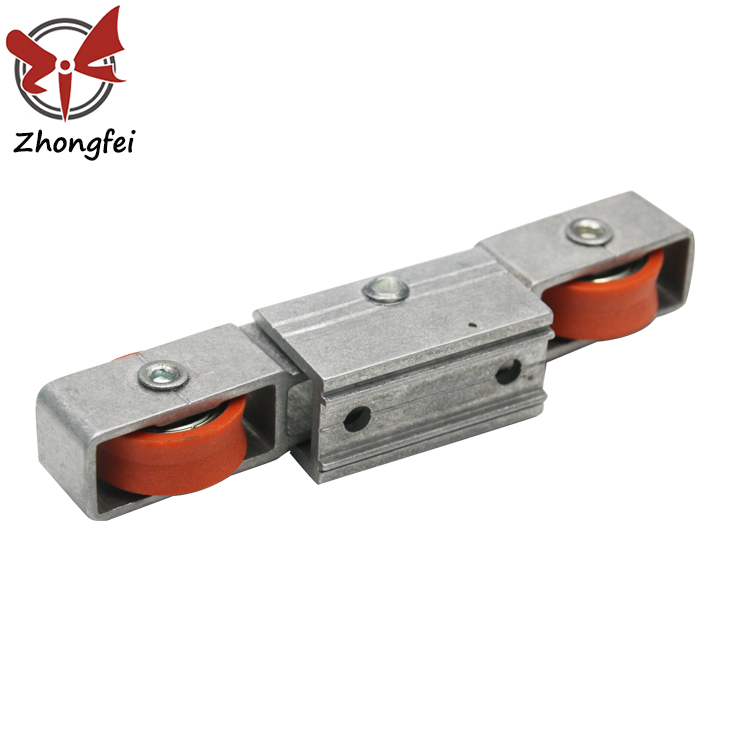 Good quality adjustable double V shape nylon pulley wheels aluminium wheels sliding window rollers wheels
