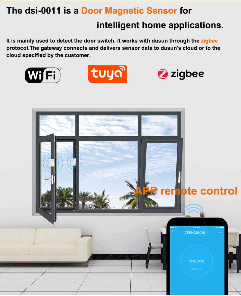 Smart Home Automation Open Api IOT Sensor remote door sensor