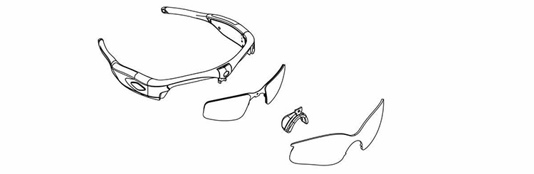 Gogloo fashionable wifi polarized HD 1080P eyewear camera glasses for outdoor activity