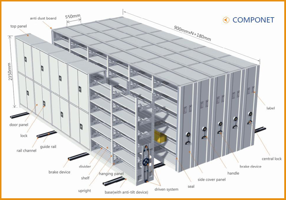 Heavy duty pallet stacking frames sliding filing storage shelves