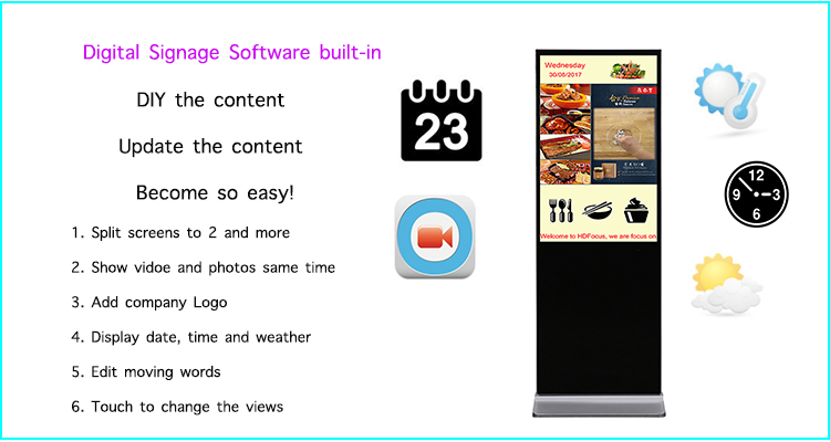 Wholesale LCD Touch Panel 49 Inch Digital Advertising Screen Digital Signage