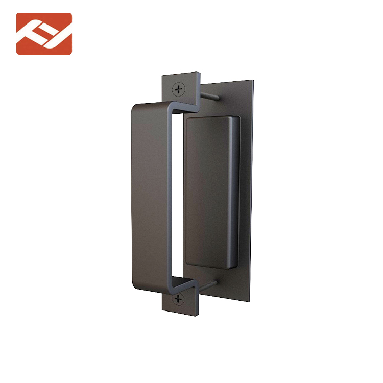 Modern Style 3 Panels Painted Solid Wood Core Interior Sliding Doors