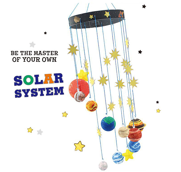 FUNWOOD GQC Educational Toy DIY Solar System Set