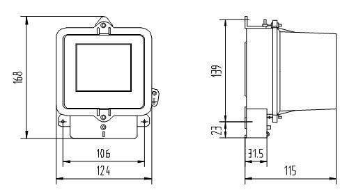AC Front Board Single Phase KWH Meter Indoor Outdoor Energy Meter DD862 Active Energy Meter