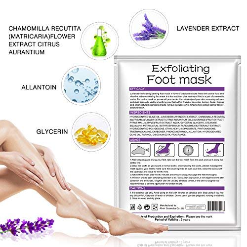 OEM ODM Best Organic Foot Skin Care Lavender Exfoliating Whitening Soothing Foot Mask