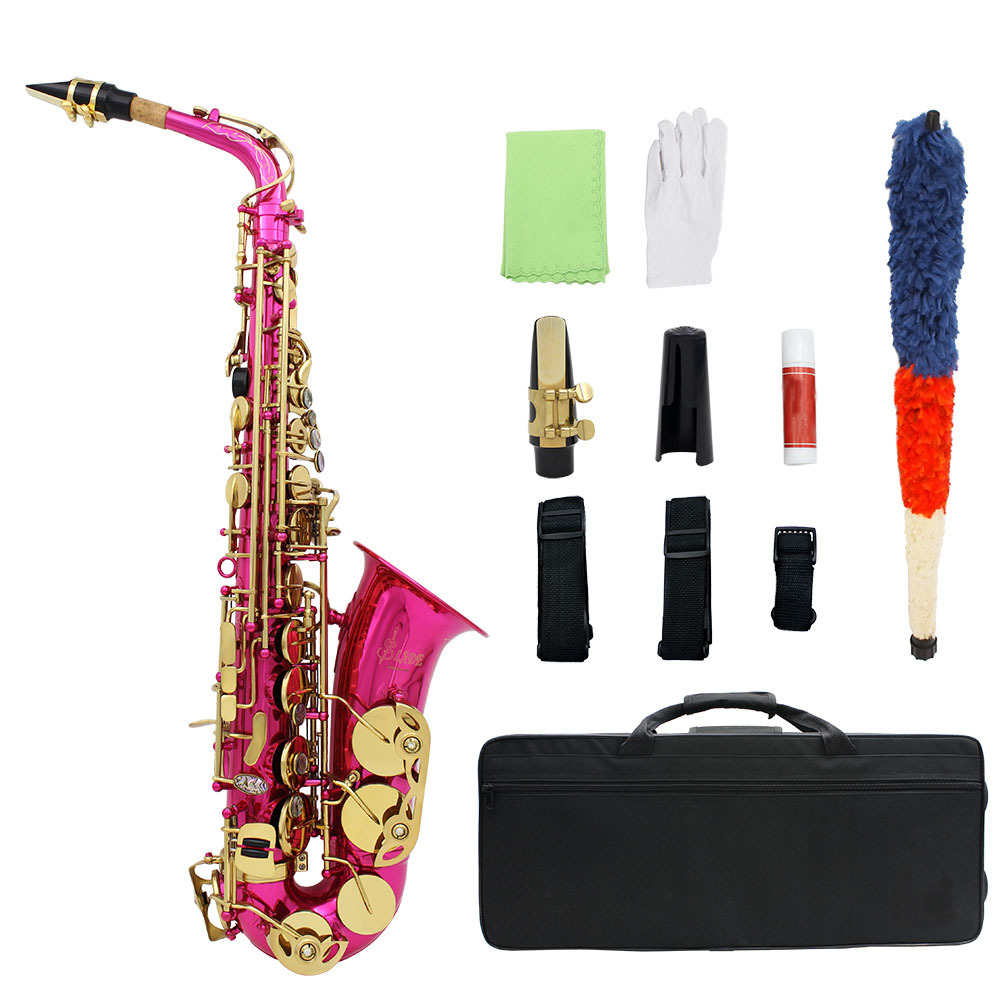 High quality color alto saxophone