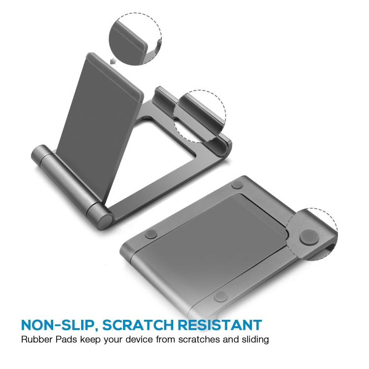 Universal cell phone stand portable aluminum tablet holder