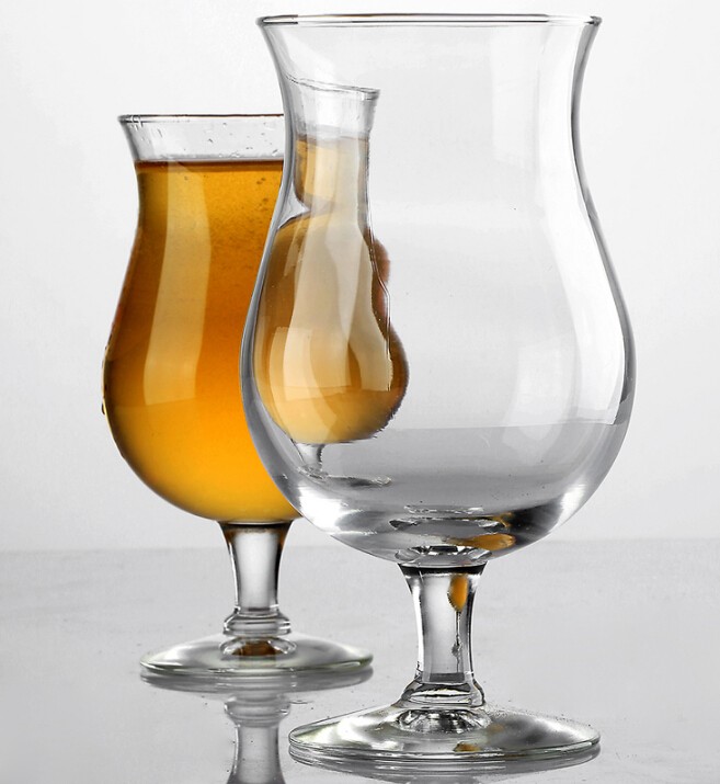 340 ml lead free crystal tulip shape wine glass