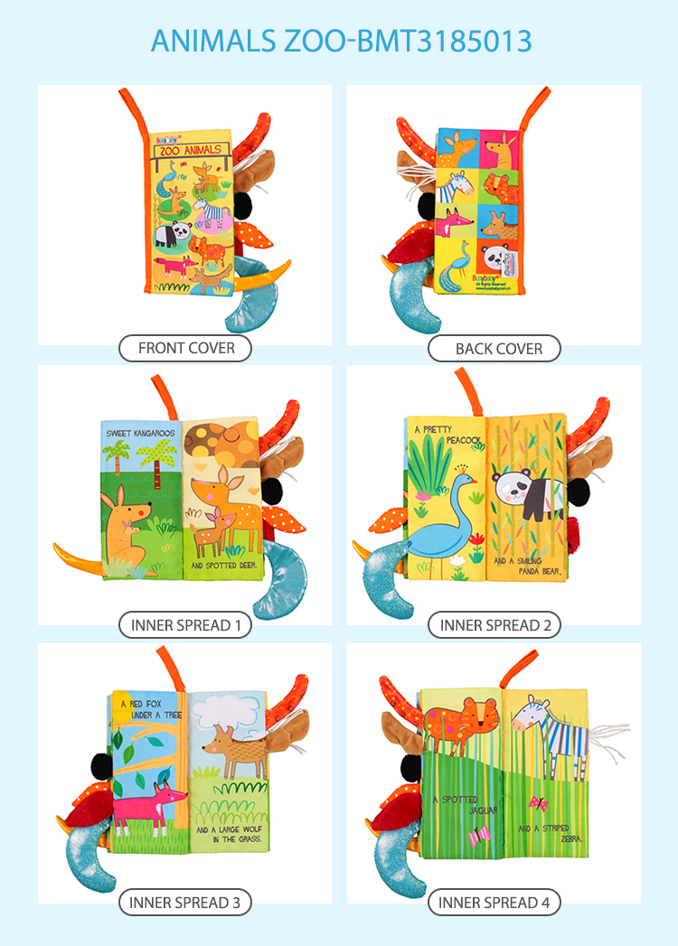 cloth book stuffed toy plush toy educational kids learning toys baby book