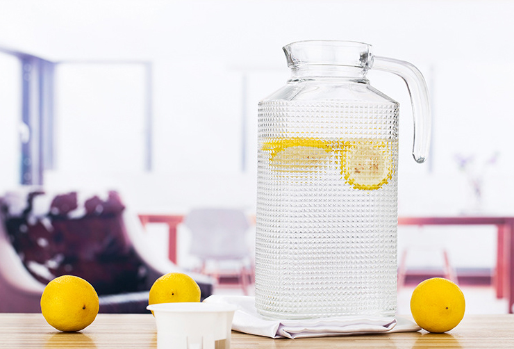 Hotsale glass kettle 1L/2L water glass jug, glass water pitcher