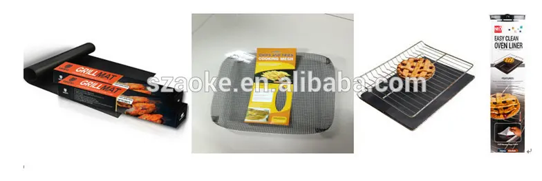 2022 hot sale free samples Customized sized and shape food grade non-stick anti-slip silicone mesh baking mat