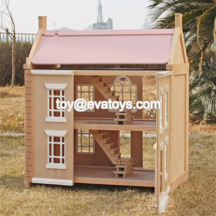 子供のための新しいデザインのミニチュア木製ビクトリア朝のドール