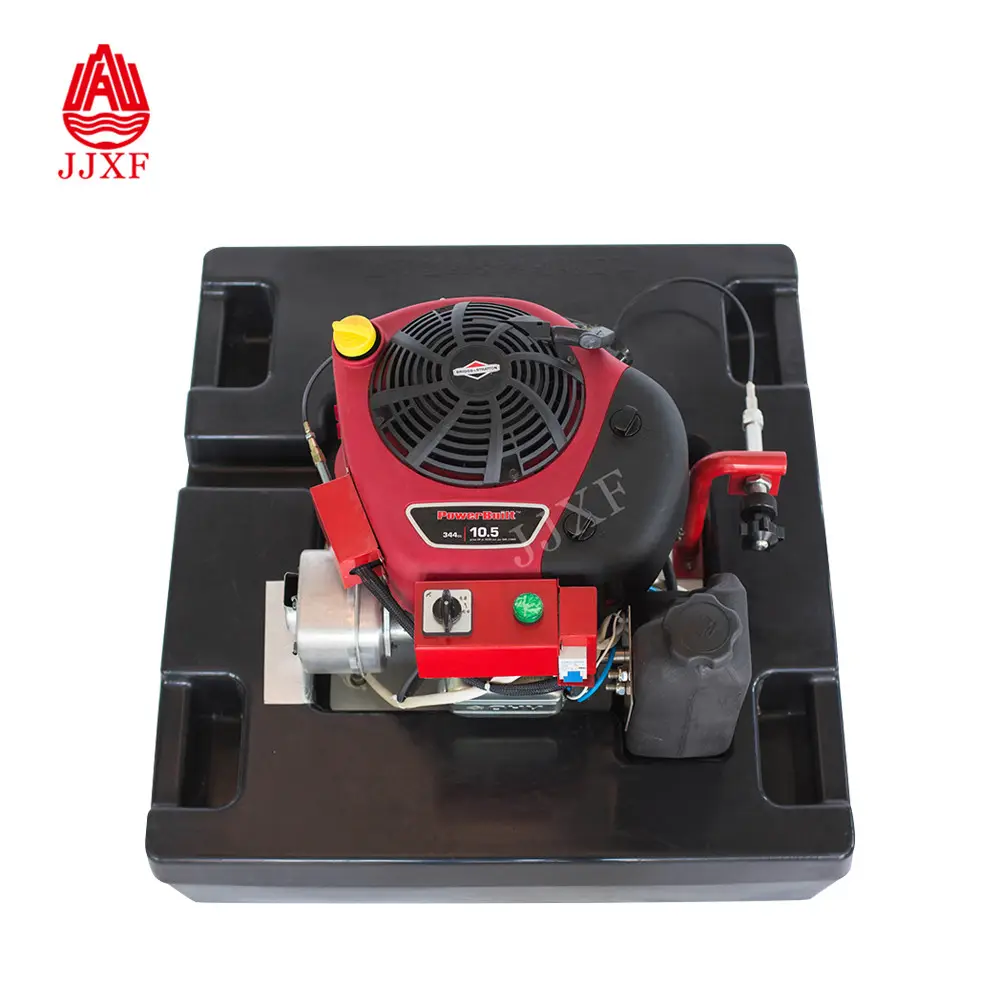 Top quality rescue and emergency equipment 15hp remote control floating fire fighting boat pump