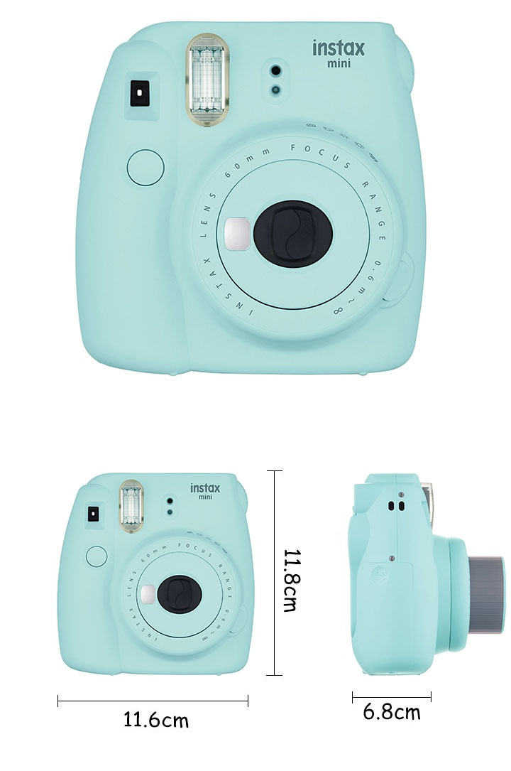 Deals in electronics trendy popular instant film camera fujifilm instax mini9 ice blue camera