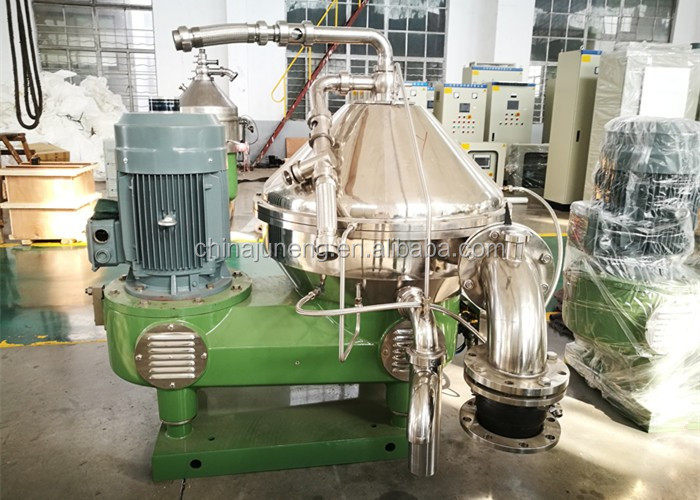 Food Standard 220V Disc Centrifuge Separator Stainless Steel Juneng Beer Yeast