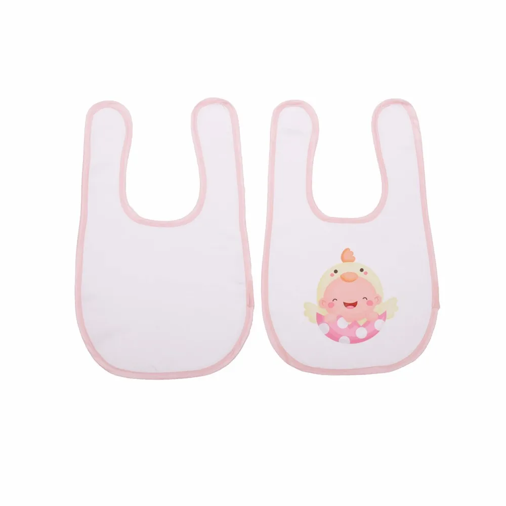 2021 new lovely Fashion and small cute sublimationplain baby bib