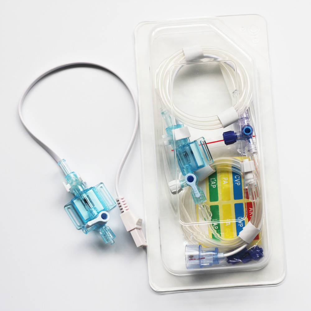 Disposable Medical IBP Blood Pressure Monitoring Transducer Kit