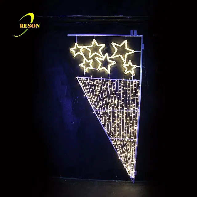 Waterproof Outdoor Holiday & Festival Motif Decoration Supplies Led Street Pole Lights