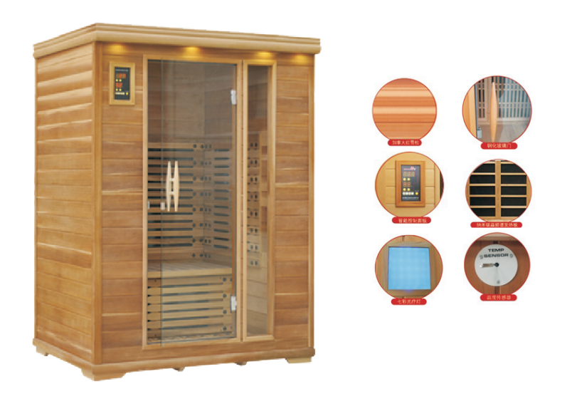 4person canadia hemloc new fashion far infrared sauna room