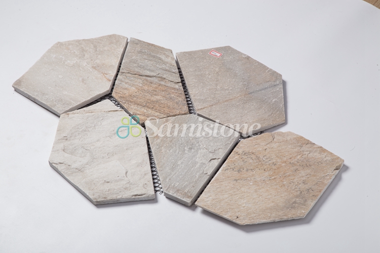 Samistone Culture Stone Rusty Yellow Slate Stone Wholesale for House Decorative Wall Panels