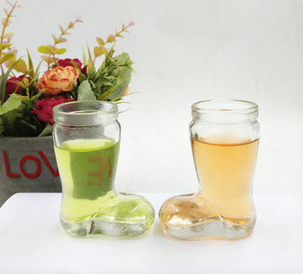 shoe shaped shot drinking glass