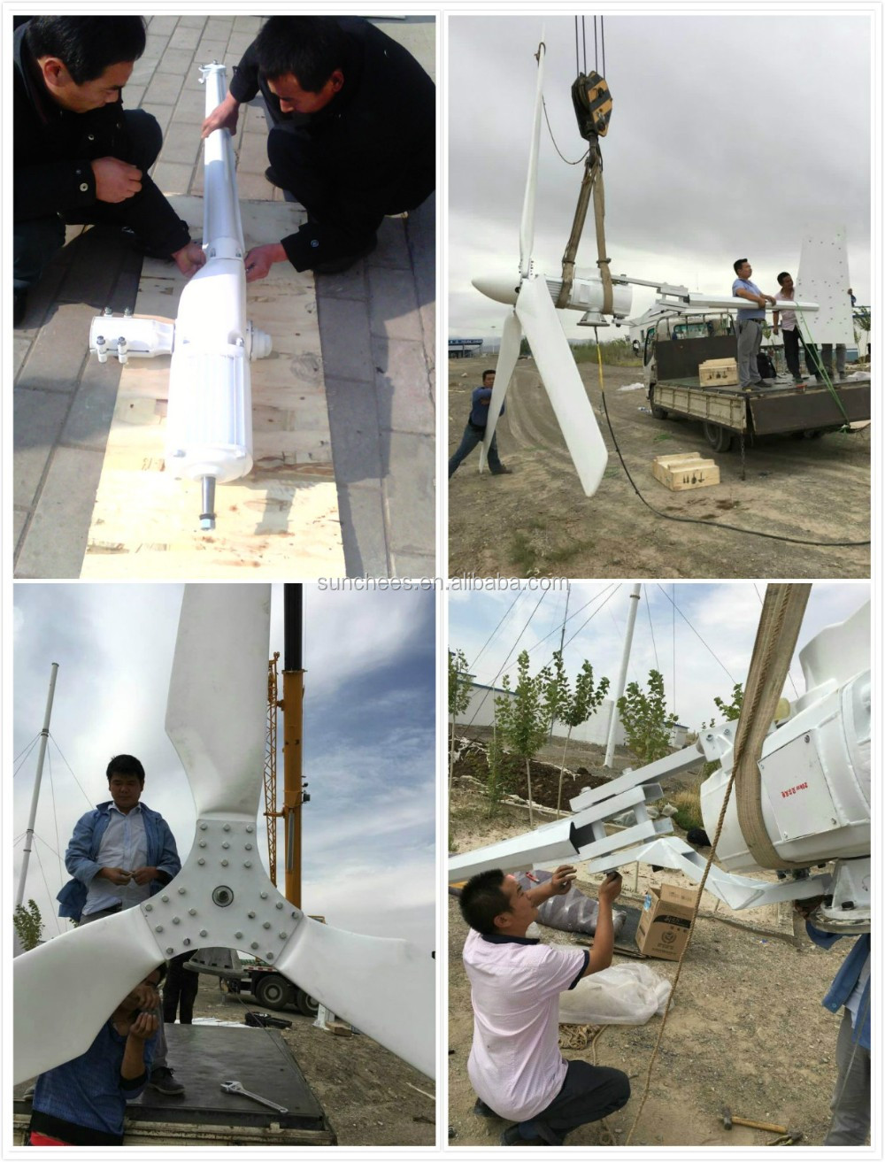 House Solar System 48V Wind Mill Generator From China