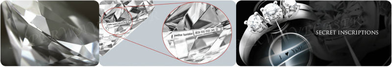 Hot Sell GIA Certified Diamond Girdle Engraving Diamond UV Laser Inscription Marking Machine
