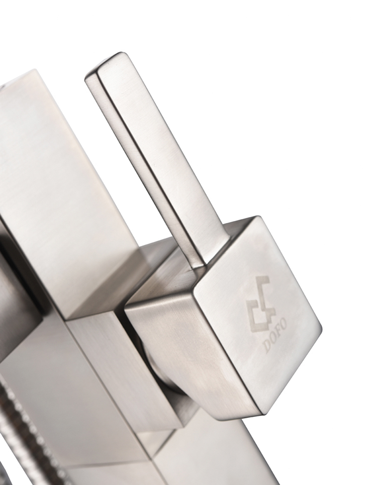 UK Bathroom Brushed Nickel Floor Mount Free Standing Bathtub Tap Faucet Shower System Set