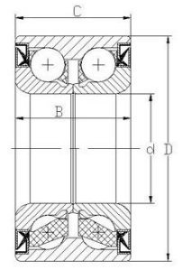 DAC3870037 ZFRTBRGHOO37 BAHB636193C tekerlek rulman 38x70x37 deep groove ball