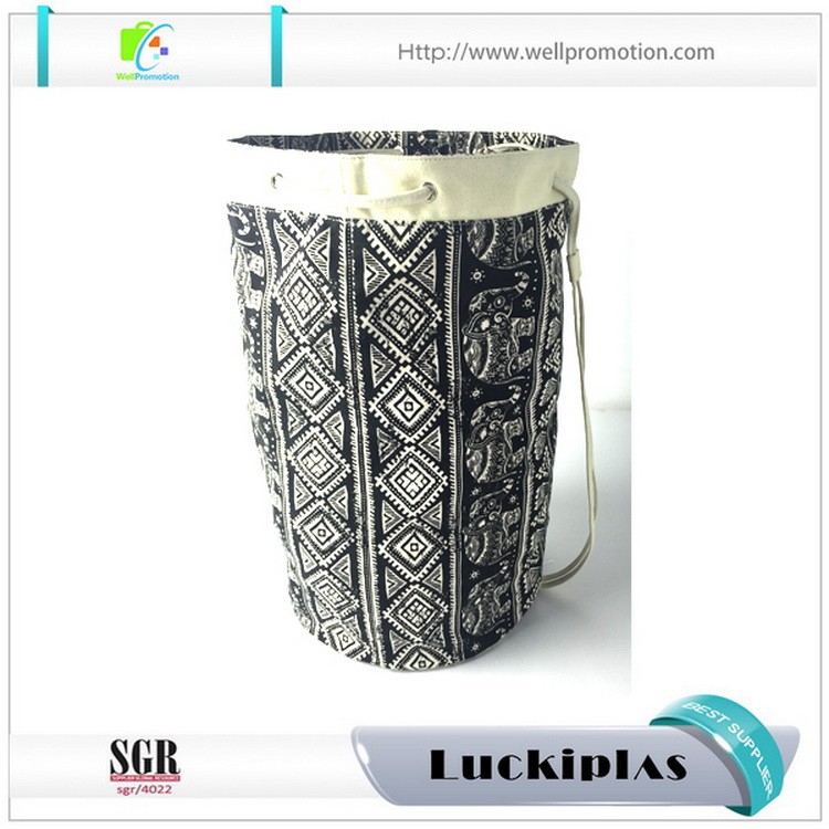 مخصص جولة قماش الرباط بحار ظهره برميل الرباط واق من المطر حقيبة