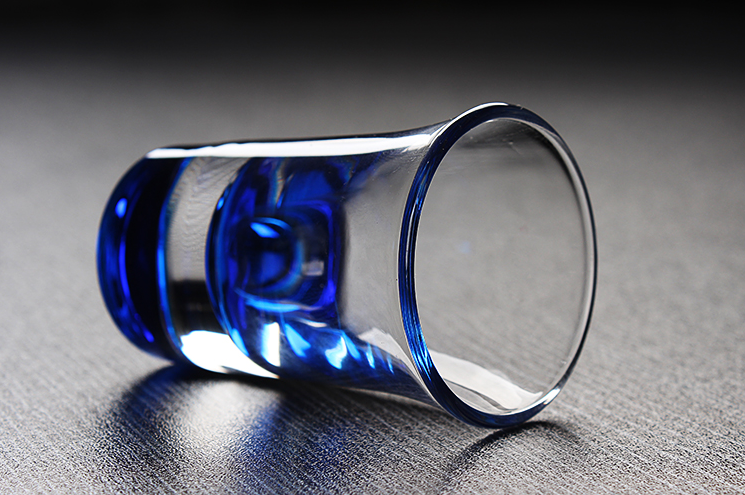Colorful  thick bottom Strong Vodka shot glass