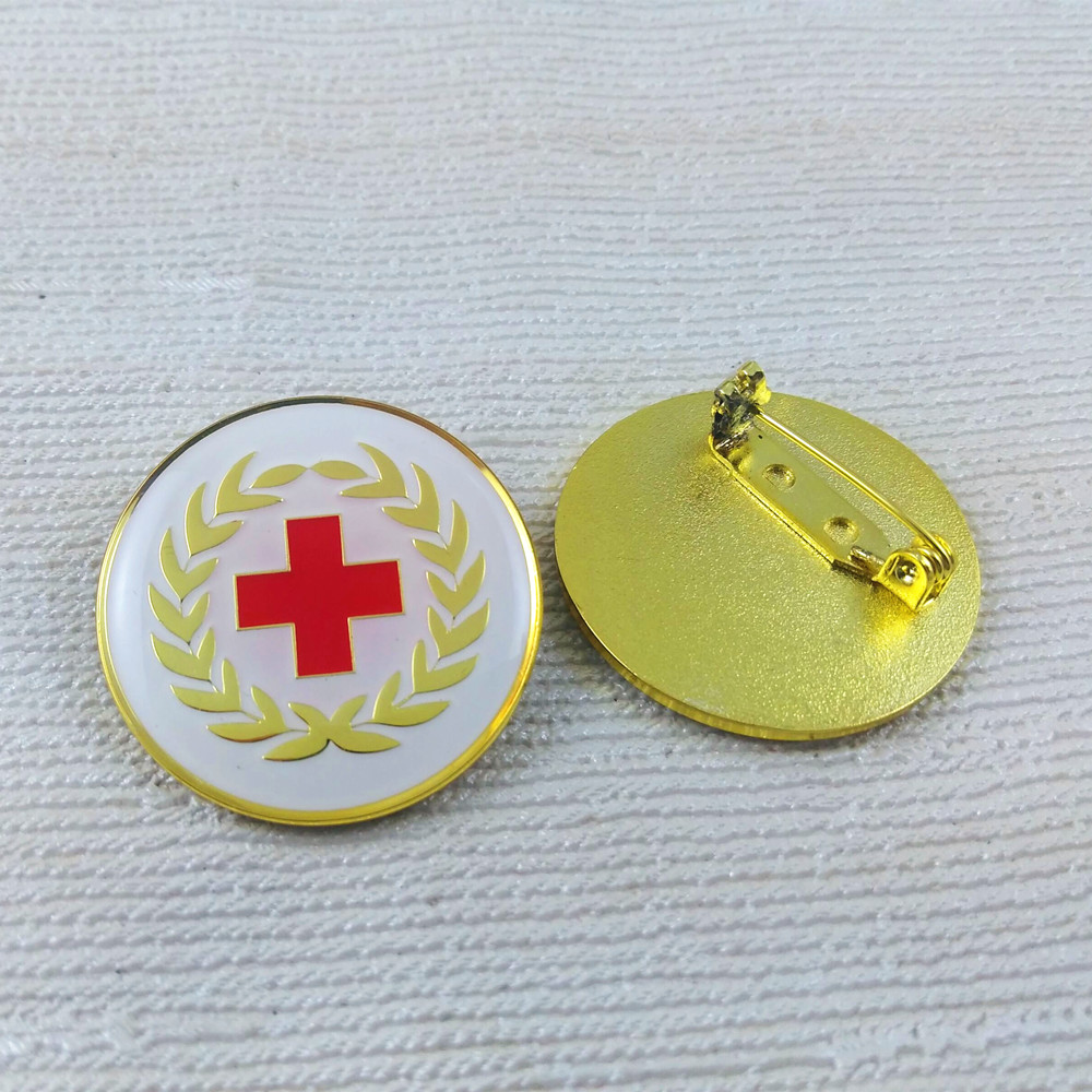 没有最小彩色定制圆形徽章金属翻领别针 - buy metal lapel pins