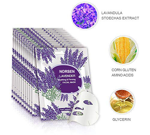 Private Label Organic Skin Whitening Moisturizing Lavender Facial Mask