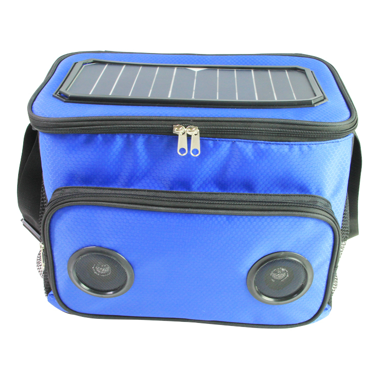 Sac isotherme &eacute;tanche pour haut-parleur ext&eacute;rieur isol&eacute; avec panneau solaire