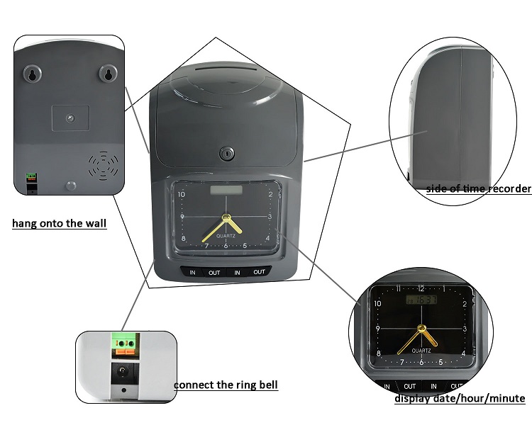 2020 hot selling bundy clock for Philippines/Indonesia/Brazil
