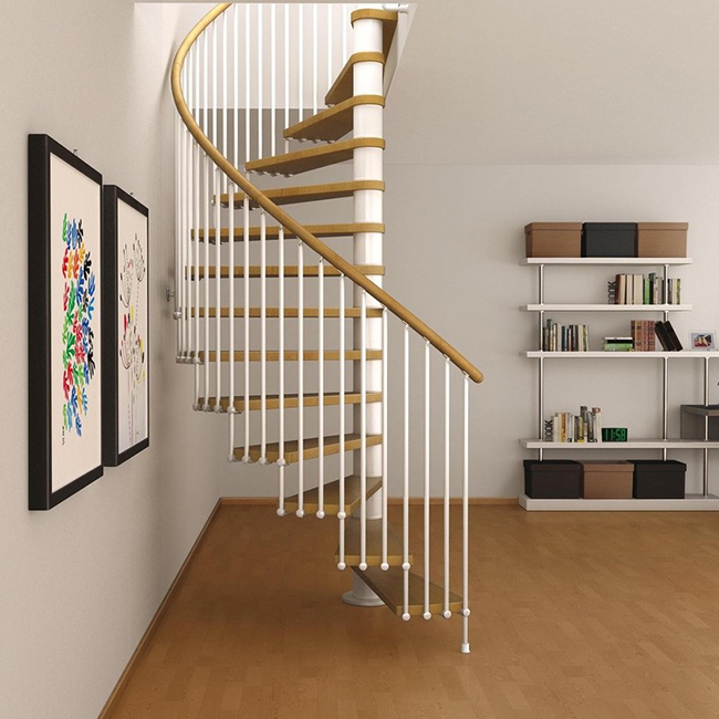 Prima Prefabricated Stairs Outdoor L Shape Stairs Spiral Staircase Cast Iron