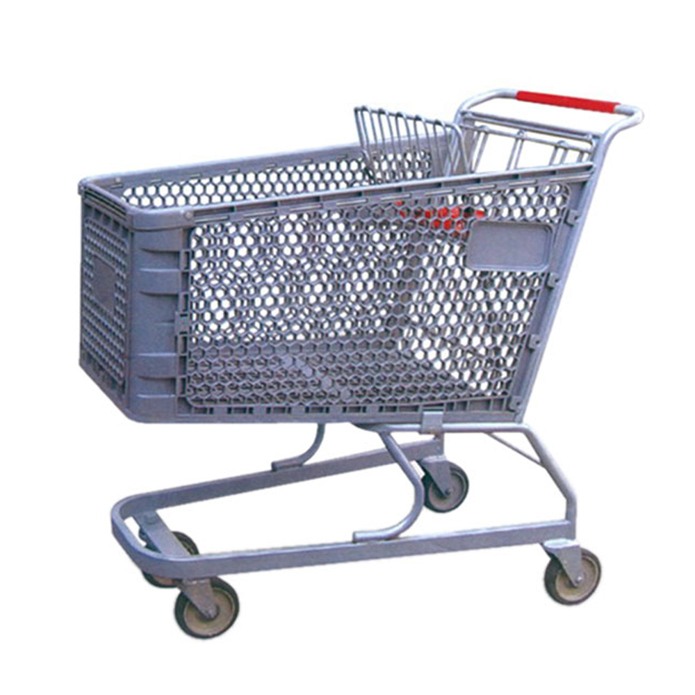 スーパーマーケット中古の異なる色のプラスチック製ショッピング