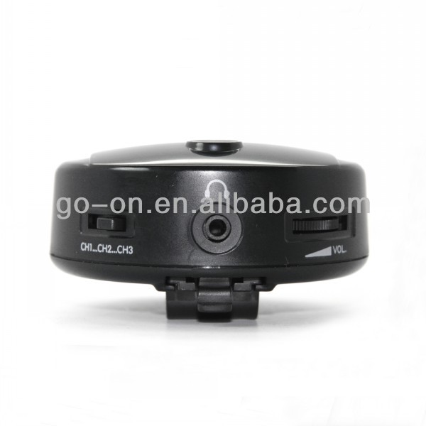 High quality silent disco receiver with 3.5mm jack for headphone and earphone