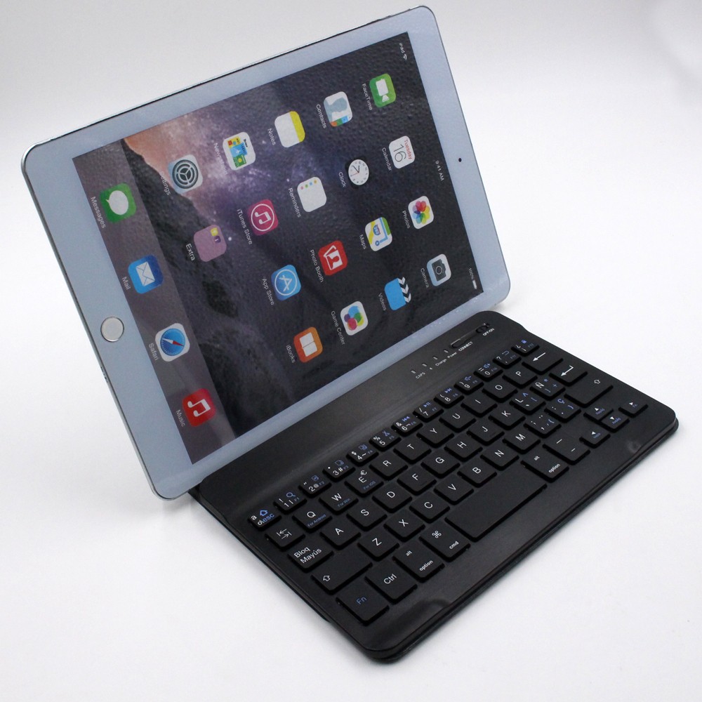 ultal silm Leather case mini wireless bluetooth keyboard for  A500 made in china