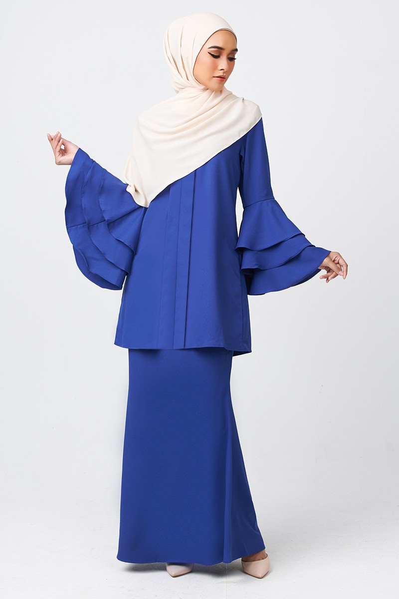 cmj01 # 伊斯兰妇女连衣裙baju kurung muslimah平原简