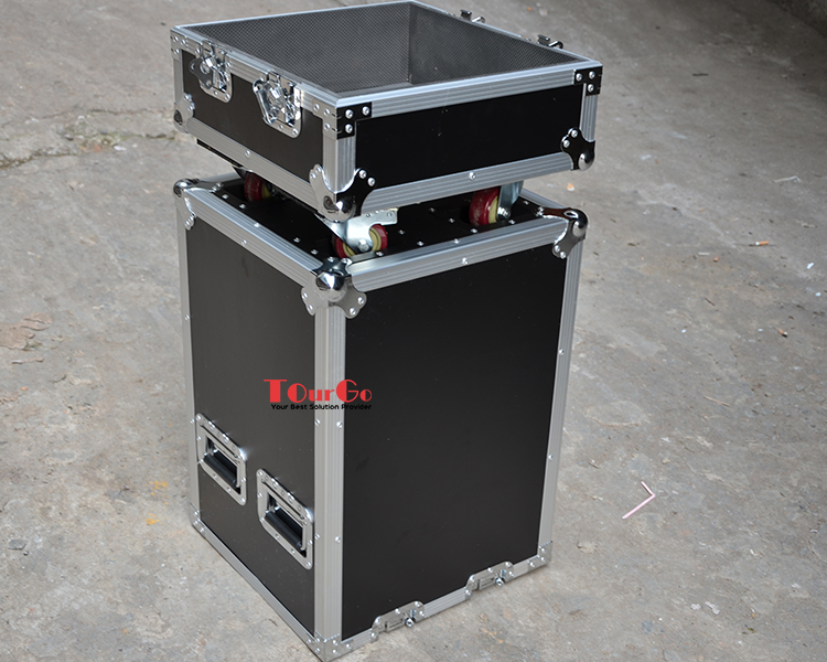 ATA Tray Type Speaker Flight Case For Single Martin XE300 Monitors