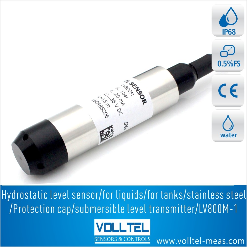 LV800-Z submersible liquid water tank level sensor for liquid Level Measuring