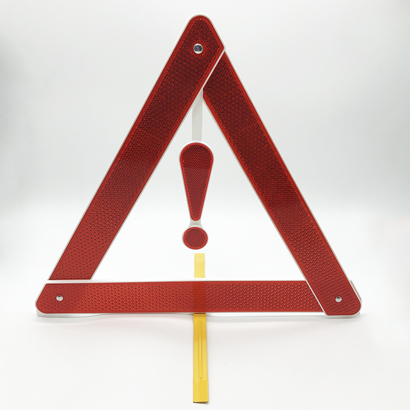 Reflective tripod placard warning triangle  for Car emergency Use
