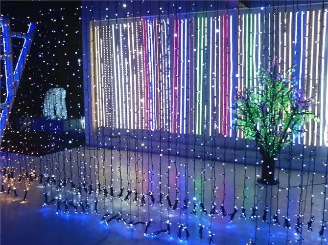 Outdoor Waterfall Christmas Ramadan Icicle Curtain Light